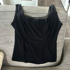 Cabi tank with black mesh trim